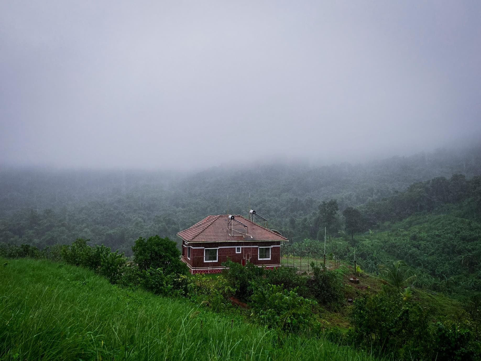 The picturesque cottage built with traditional materials